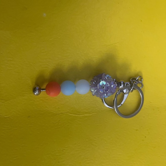 Colorful Beaded Keychain - Picture 3 of 7